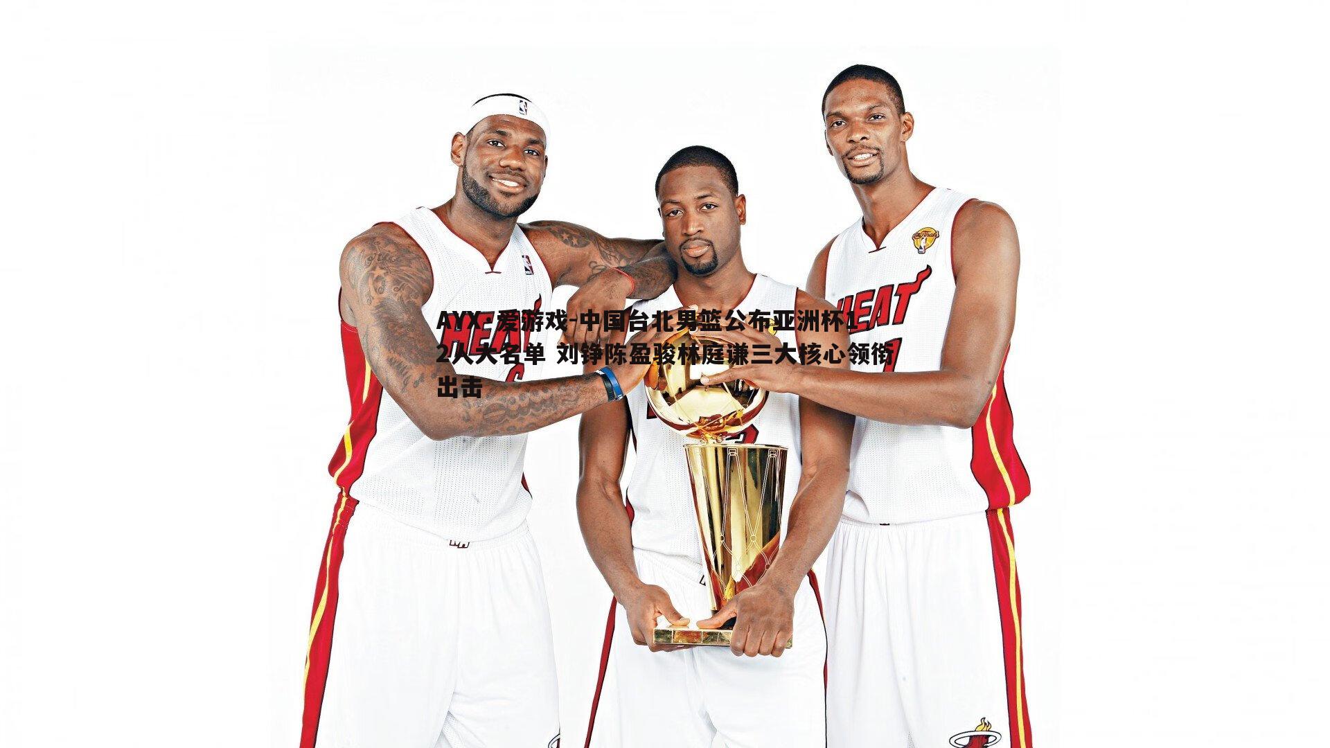 中国台北男篮公布亚洲杯12人大名单 刘铮陈盈骏林庭谦三大核心领衔出击